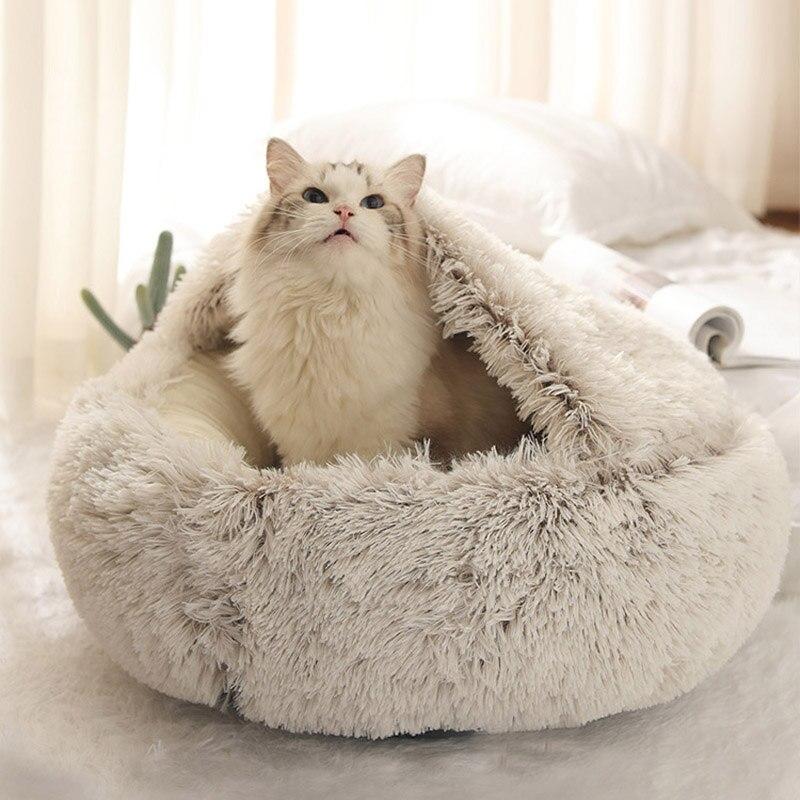 Cozy katten & honden mand Warm, Zacht & Veilig