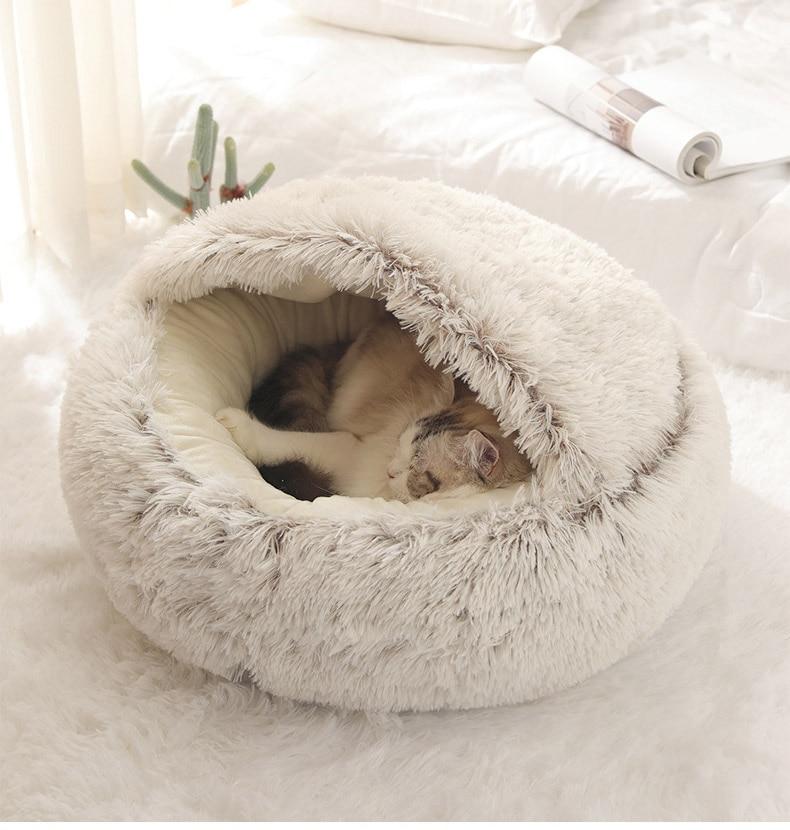 Cozy katten & honden mand Warm, Zacht & Veilig