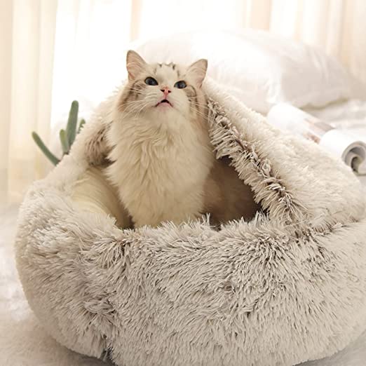 Cozy katten & honden mand Warm, Zacht & Veilig