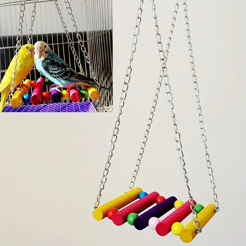 BirdToys - Houten Vogelschommel